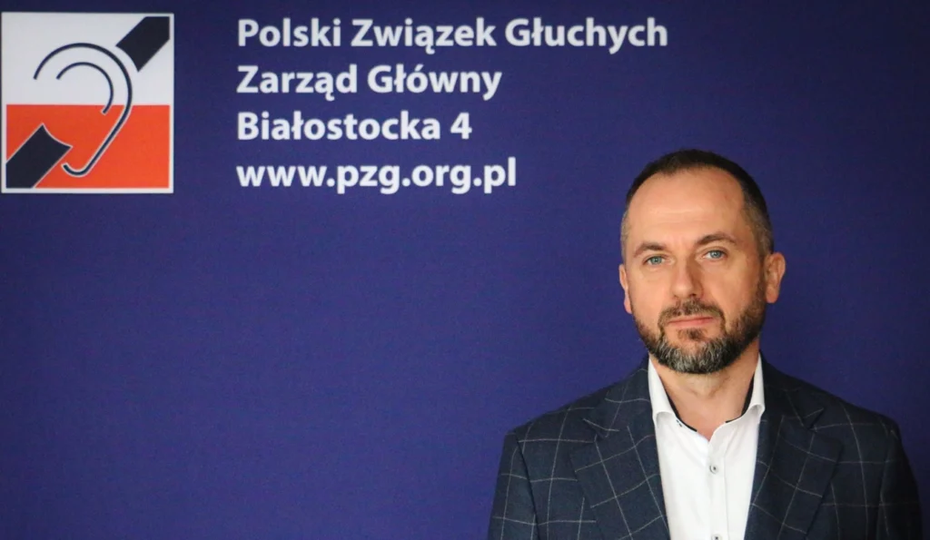 Krzysztof Kotyniewicz prezes Polskiego Związku Głuchych